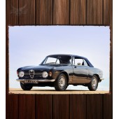Металлическая табличка Alfa Romeo Giulia Sprint GT Cabriolet